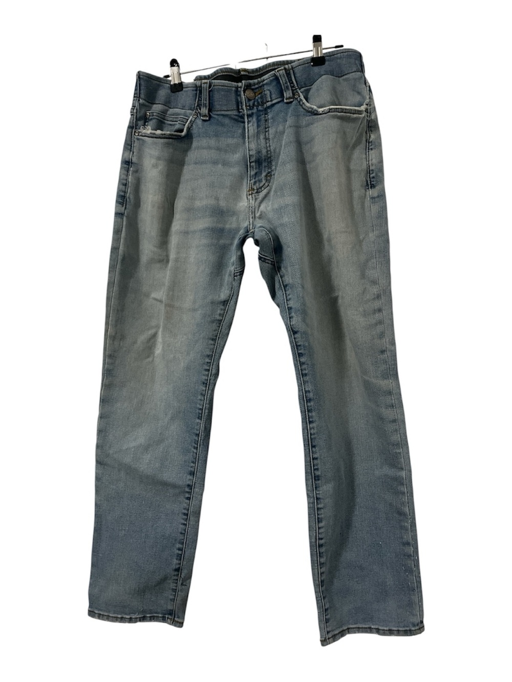 Lee Men's Washed Blue Straight Jeans